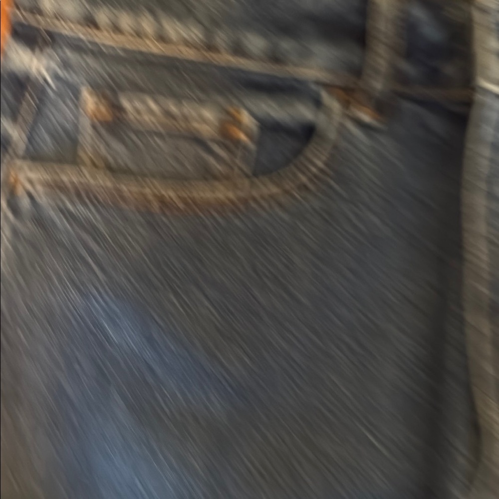 LOFT Blue Mini Denim Skirt - Picture 4 of 7